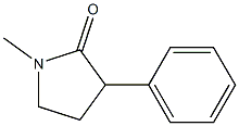 1-Methyl-3-phenylpyrrolidin-2-one Struktur