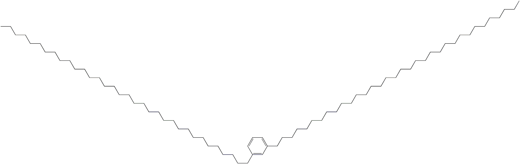 1,3-Di(tetratriacontan-1-yl)benzene Struktur