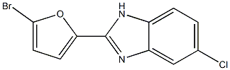 5-Chloro-2-(5-bromofuran-2-yl)-1H-benzimidazole Struktur