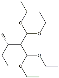 (+)-2-[(S)-sec-Butyl]malonaldehyde bis(diethyl acetal) Struktur