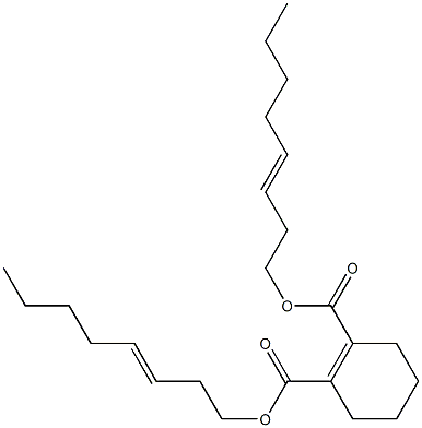 1-Cyclohexene-1,2-dicarboxylic acid bis(3-octenyl) ester Struktur