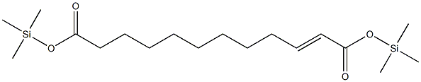 2-Dodecenedioic acid di(trimethylsilyl) ester Struktur