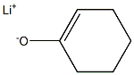 Lithium cyclohexene-1-olate Struktur