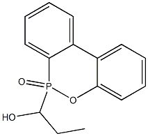 6-(1-Hydroxypropyl)-6H-dibenz[c,e][1,2]oxaphosphorin 6-oxide Struktur