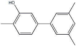 3-(3,5-Dimethylphenyl)-6-methylphenol Struktur