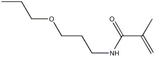 N-(3-Propoxypropyl)methacrylamide Struktur