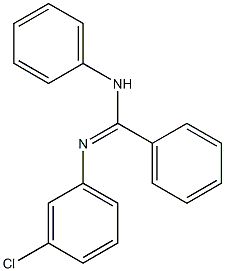 N-Phenyl-N'-(3-chlorophenyl)benzamidine Struktur