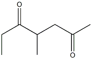 4-Methylheptane-2,5-dione Struktur