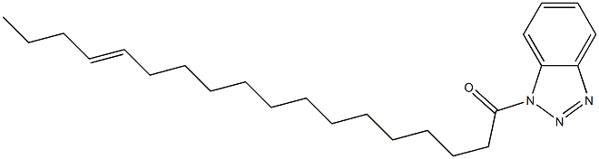 1-(14-Octadecenoyl)-1H-benzotriazole Struktur