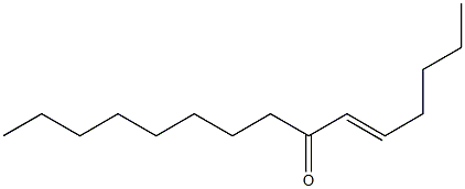 (E)-6-Nonanoyl-5-hexene Struktur