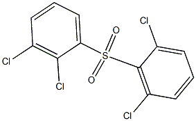 2,3-Dichlorophenyl 2,6-dichlorophenyl sulfone Struktur