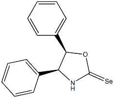 (4S,5R)-4,5-Diphenyloxazolidine-2-selenone Struktur