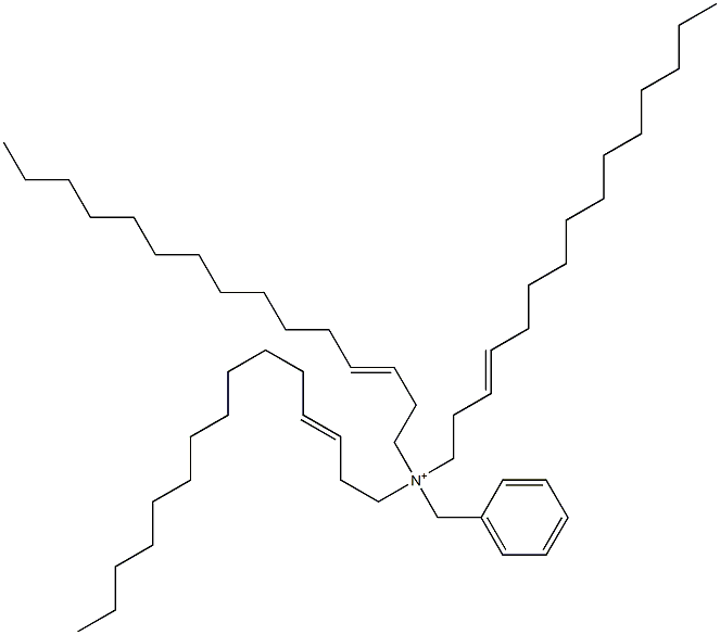 Tri(3-pentadecenyl)benzylaminium Struktur