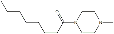 4-Methyl-1-octanoylpiperazine Struktur