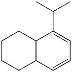 1,2,3,4,4a,8a-Hexahydro-5-isopropylnaphthalene Struktur