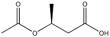 [S,(+)]-3-Acetyloxybutyric acid Struktur