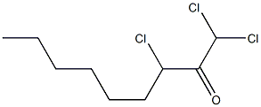 1,1,3-Trichloro-2-nonanone Struktur