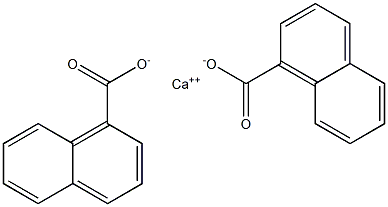 Bis(1-naphthalenecarboxylic acid)calcium salt Struktur