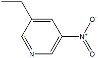 3-Ethyl-5-nitropyridine Struktur