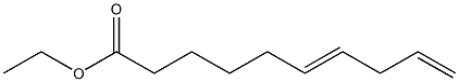 6,9-Decadienoic acid ethyl ester Struktur