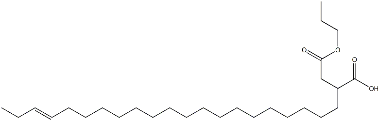 2-(18-Henicosenyl)succinic acid 1-hydrogen 4-propyl ester Struktur