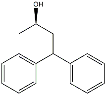 [R,(-)]-4,4-Diphenyl-2-butanol Struktur