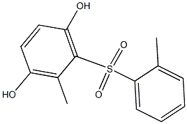 3,6-Dihydroxy-2,2'-dimethyl[sulfonylbisbenzene] Struktur