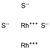 Rhodium(III) sulfide Struktur