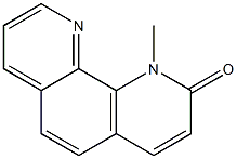 1-Methyl-1,2-dihydro-1,10-phenanthroline-2-one Struktur