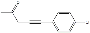 1-[(4-Chlorophenyl)ethynyl]-2-propanone Struktur