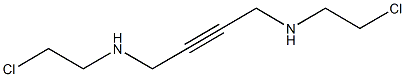 1,4-Bis(2-chloroethylamino)-2-butyne Struktur