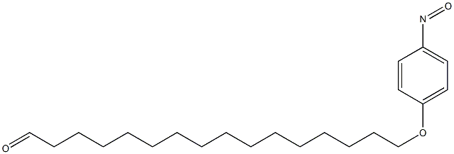 16-(4-Nitrosophenoxy)hexadecanal Struktur