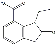 Ethyloxindole-7-carboxylate Struktur