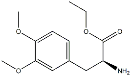 3,4-Dimethoxy-L-Phenylalanine ethyl ester Struktur