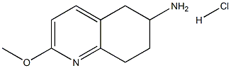 2-methoxy-5,6,7,8-tetrahydroquinolin-6-amine hydrochloride Struktur