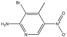 2-Amino-3-bromo-5-nitro-4-picoline,98% Struktur