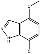 7-Chloro-4-methoxyazaindole Struktur