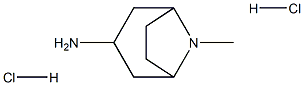 3-endo-Amino-8-methyl-8-azabicyclo [3.2.1]octane 2HCl Struktur