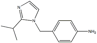 4-(2-Isopropyl-imidazol-1-ylmethyl)-phenylamine Struktur