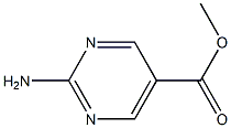 Methyl 2-amino-5-pyrimidinecarboxylate Struktur