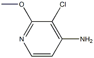 3-Chloro-2-methoxy-4-pyridinamine Struktur