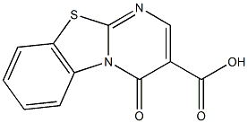 4-Oxo-4H-9-thia-1,4a-diaza-fluorene-3-carboxylic acid Struktur