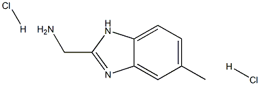 C-(5-Methyl-1H-benzoimidazol-2-yl)-methylaminedihydrochloride Struktur