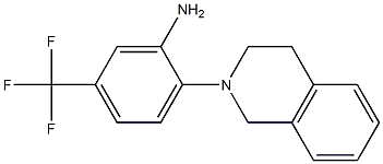 2-[3,4-Dihydro-2(1H)-isoquinolinyl]-5-(trifluoromethyl)aniline Struktur