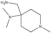 (4-Aminomethyl-1-methyl-piperidin-4-yl)-dimethyl-amine Struktur