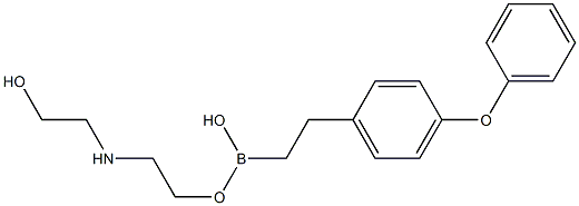 2-(4-Phenoxyphenyl)ethylboronic acid diethanolamine ester, 97% Struktur