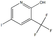 2-Hydroxy-3-trifluoromethyl-5-iodopyridine Struktur