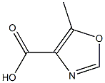 5-methyloxazole-4-carboxylic acid
 Struktur