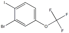 1-Bromo-2-iodo-5-(trifluoromethoxy)benzene Struktur