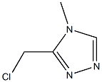 3-(Chloromethyl)-4-methyl-4H-1,2,4-triazole Struktur